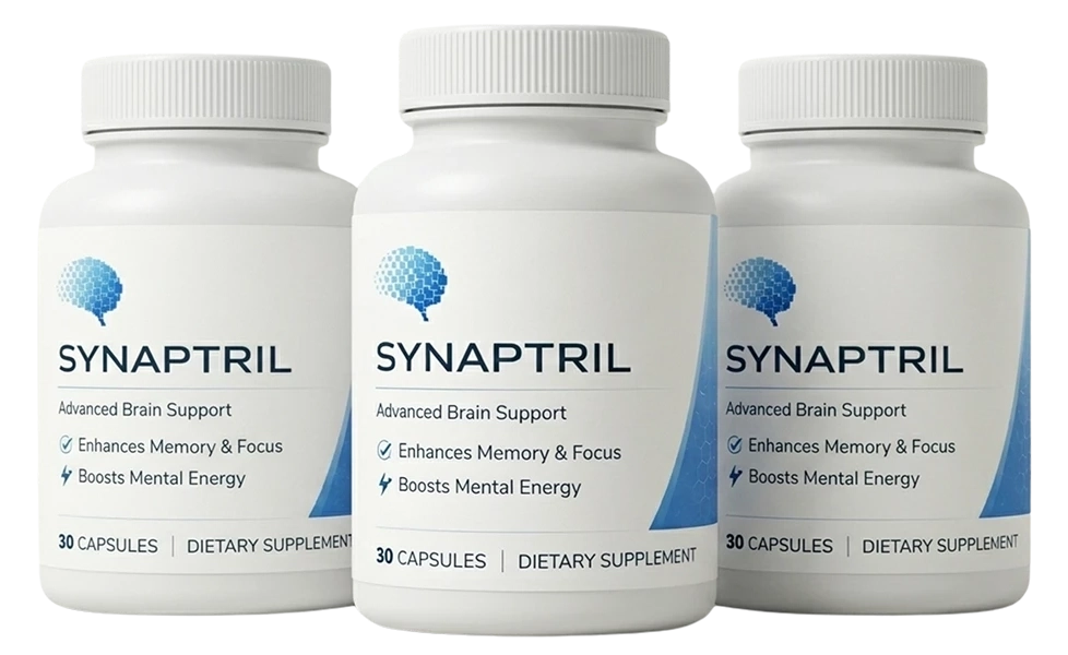 Synaptril 3-bottle package — 90-day supply for consistent cognitive support
